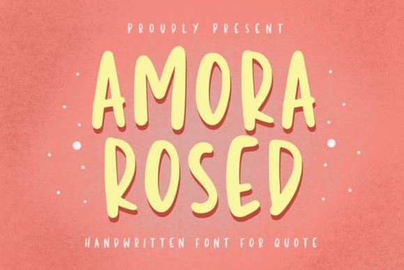 Amora Rosed Font - Featured Image