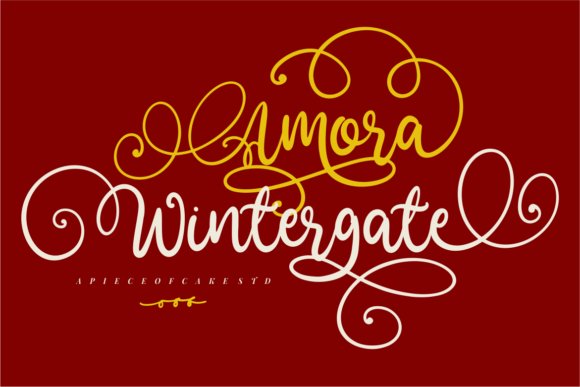 Amora Wintergate Font - Featured Image