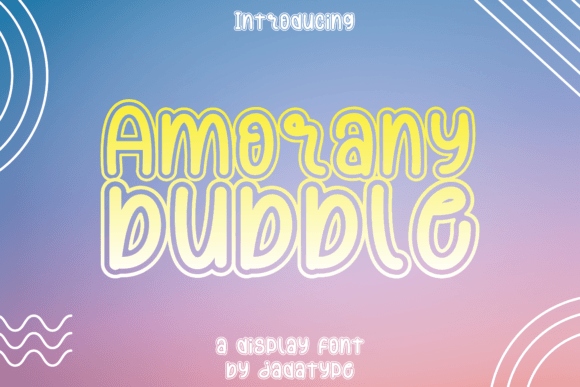 Amorany Bubble Font - Featured Image