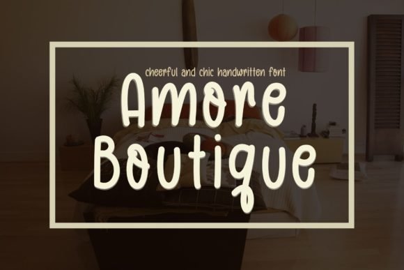 Amore Boutique Font - Featured Image