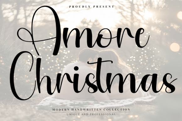Amore Christmas Font - Featured Image
