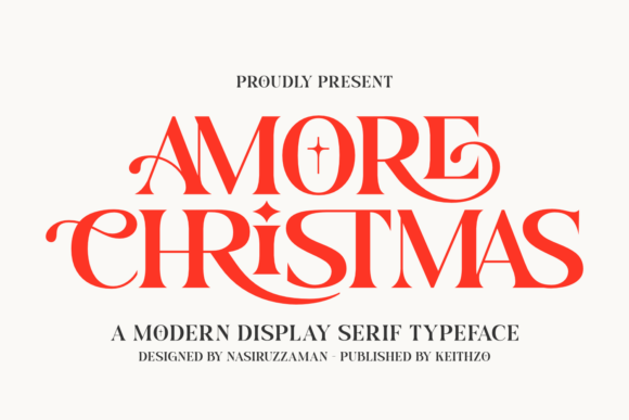 Amore Christmas Font - Featured Image