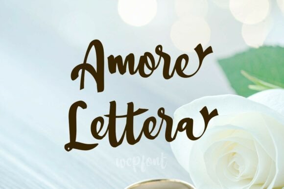 Amore Lettera Font - Featured Image