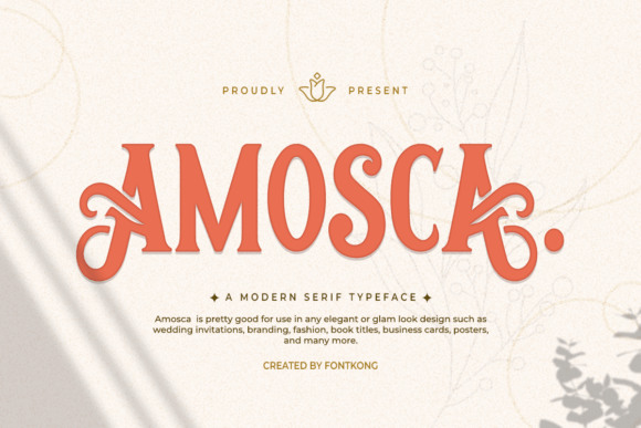 Amosca Font - Featured Image