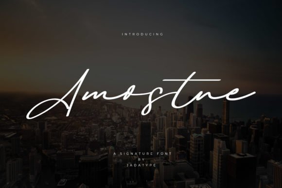 Amostne Font - Featured Image