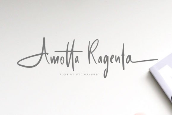 Amotta Ragenta Font - Featured Image