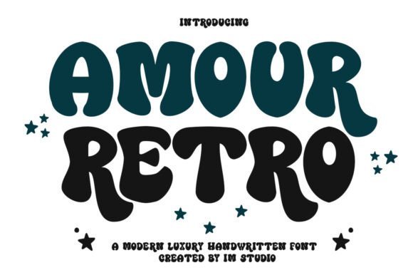 Amour Retro Font - Featured Image