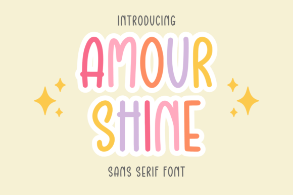 Amour Shine Font - Featured Image