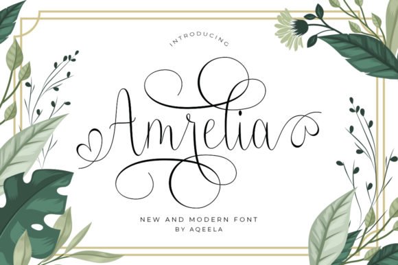 Amrelia Font - Featured Image