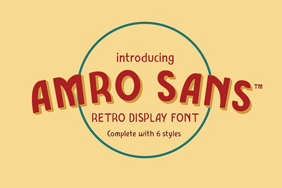 Amro Sans Family Font - Featured Image
