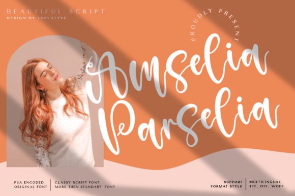 Amselia Parselia Font - Featured Image