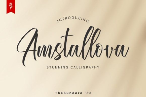 Amstallova Font - Featured Image
