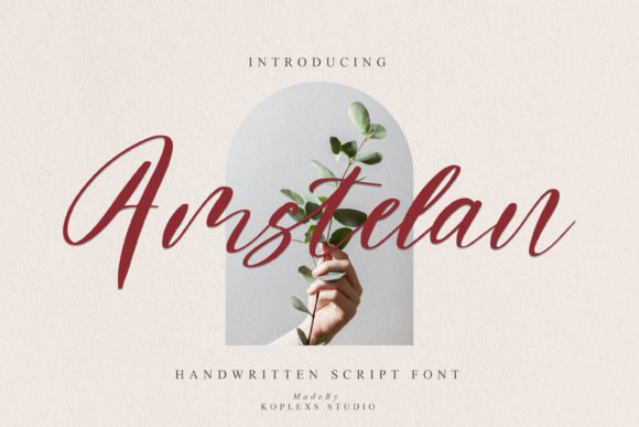 Amstelan Font - Featured Image