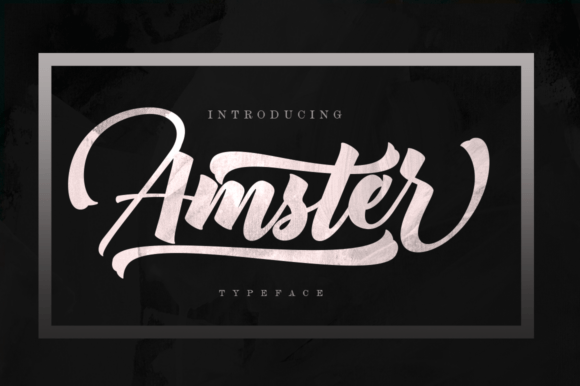 Amster Font - Featured Image