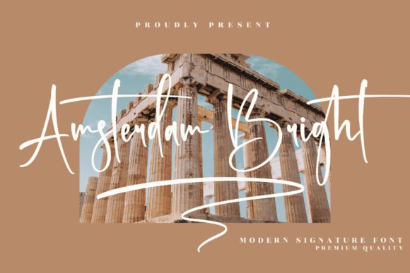 Amsterdam Bright Font - Featured Image