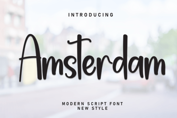 Amsterdam Font - Featured Image