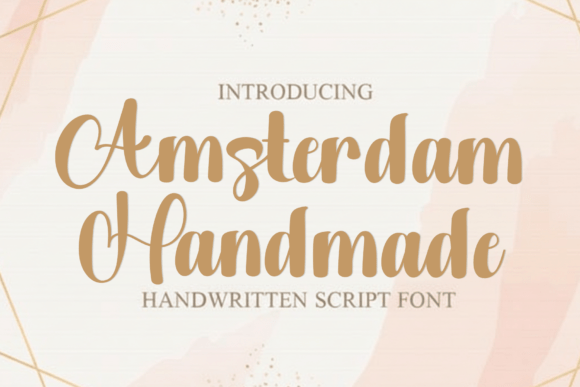 Amsterdam Handmade Font - Featured Image