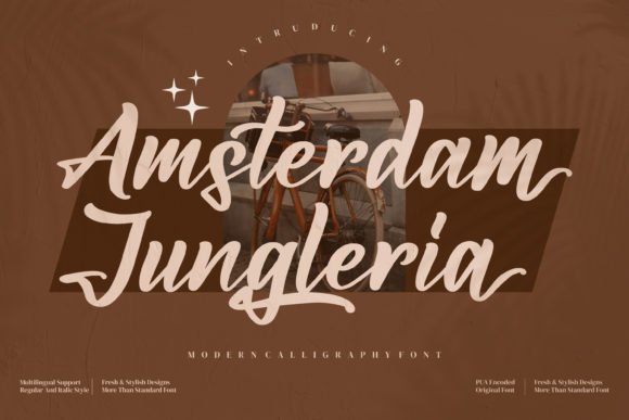 Amsterdam Jungleria Font - Featured Image