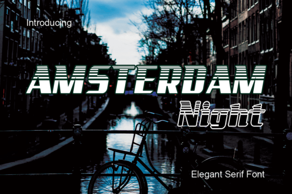 Amsterdam Night Font - Featured Image