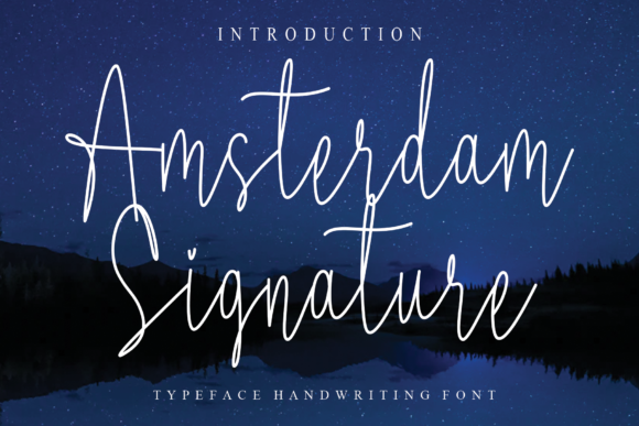 Amsterdam Signature Font - Featured Image