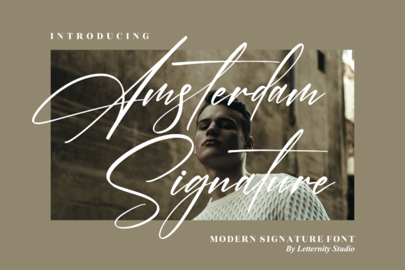 Amsterdam Signature Font - Featured Image