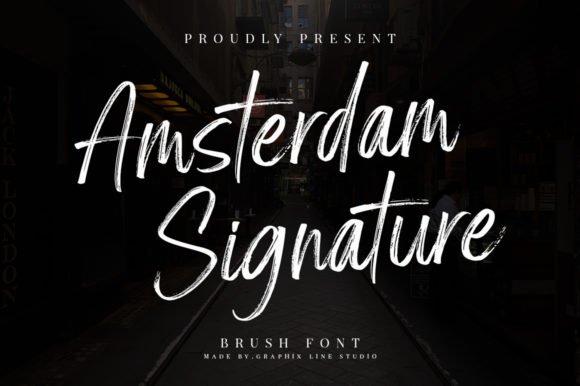 Amsterdam Signature Font - Featured Image