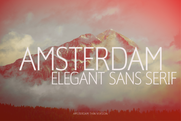 Amsterdam Thin Font - Featured Image