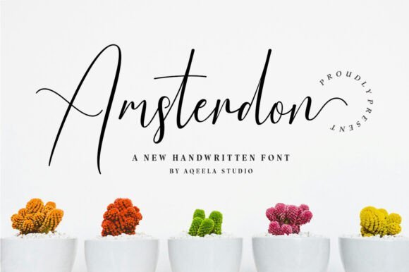 Amsterdon Font - Featured Image