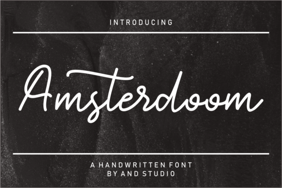 Amsterdoom Font - Featured Image