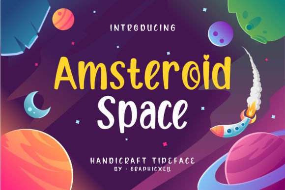 Amsteroid Space Font - Featured Image