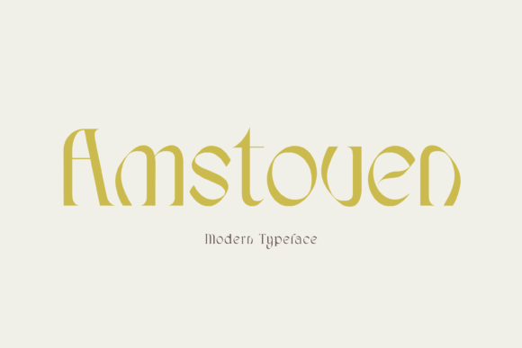 Amstoven Font - Featured Image