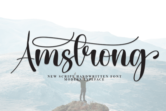 Amstrong Font - Featured Image