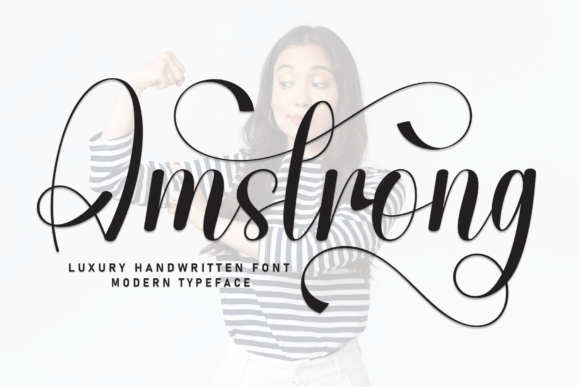 Amstrong Font - Featured Image