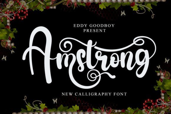 Amstrong Font - Featured Image