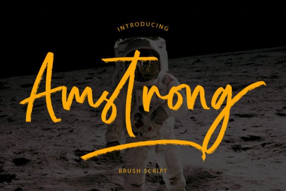 Amstrong Font - Featured Image