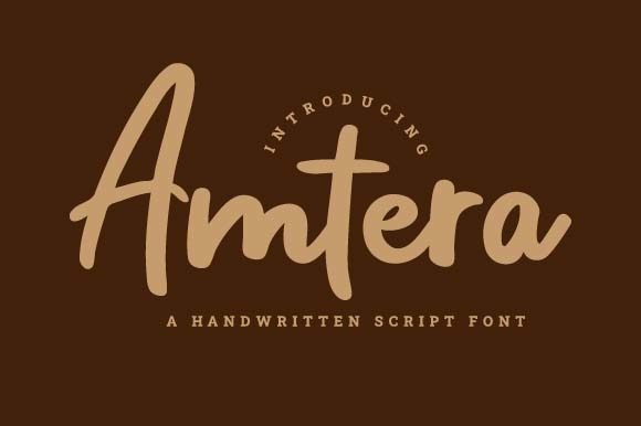 Amtera Font - Featured Image