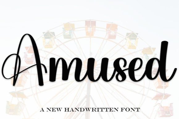 Amused Font - Featured Image