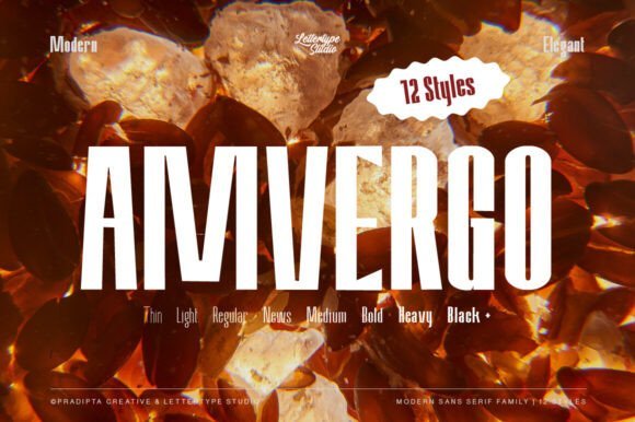 Amvergo Font - Featured Image