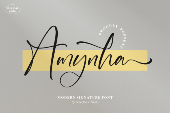 Amynha Font - Featured Image
