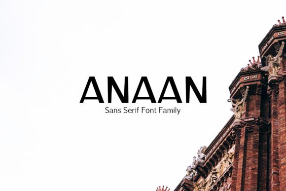 Anaan Family Font - Featured Image