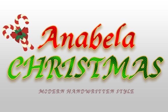 Anabela Christmas Font - Featured Image