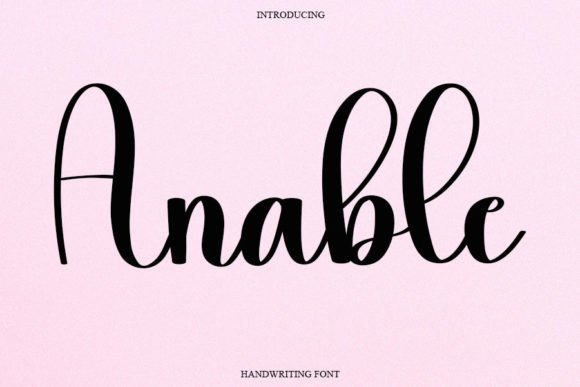 Anable Font - Featured Image