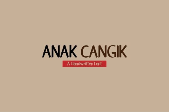 Anak Cangik Font - Featured Image