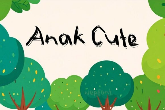 Anak Cute Font - Featured Image