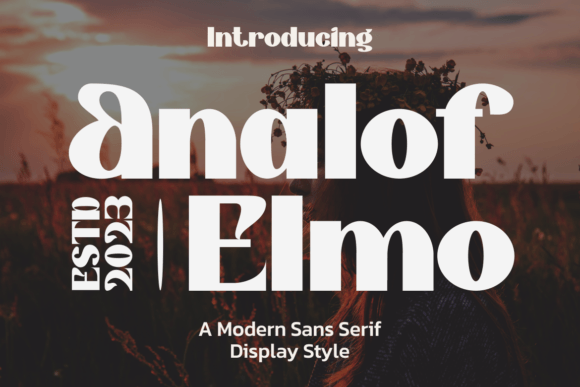 Analof Elmo Font - Featured Image