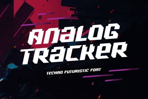 Analog Tracker Font - Featured Image