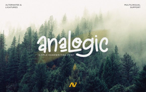 Analogic Font - Featured Image