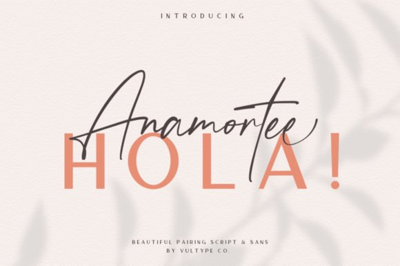 Anamortee Font - Featured Image