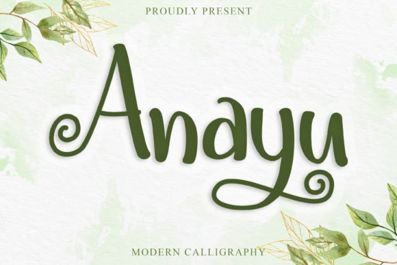 Anayu Font - Featured Image
