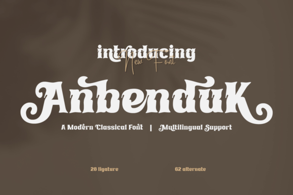 Anbenduk Font - Featured Image